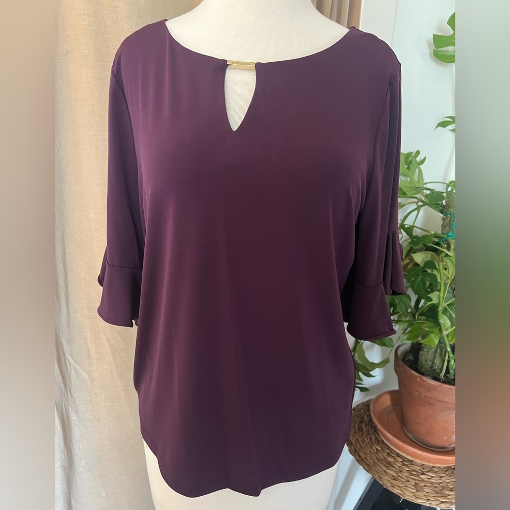 Purple Calvin Klein blouse